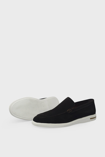 Kanuga Erkek Deri Loafer Süet Kahve K-FSC3294