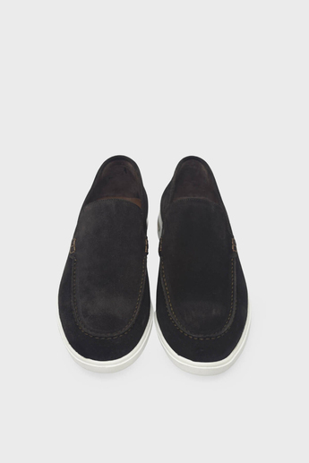 Kanuga Erkek Deri Loafer Süet Kahve K-FSC3294