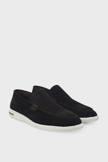 Kanuga Erkek Deri Loafer Süet Kahve K-FSC3294