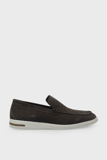 Kanuga Erkek Deri Loafer Süet Kum K-FSC3294