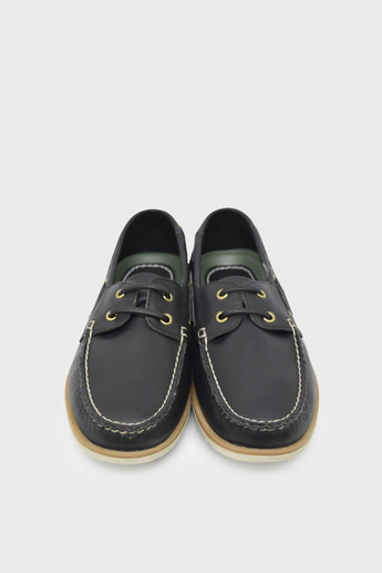 Kanuga Erkek Günlük Timberland Deri Ayakkabı Siyah KVZL2201