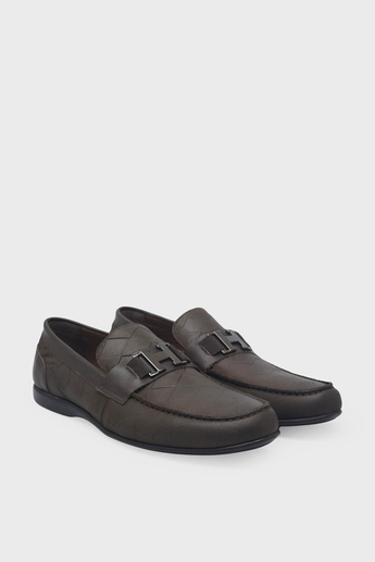 Kanuga Erkek Loafer Deri Ayakkabı Kahve K-FSC3286