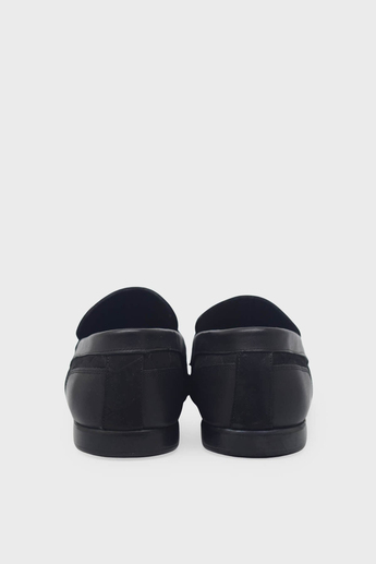 Kanuga Erkek Loafer Deri Ayakkabı Siyah Nubuk K-FSC3286