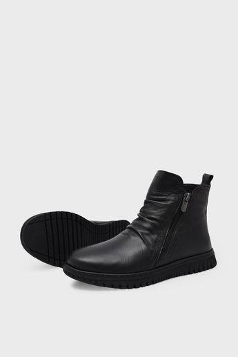 Kanuga Kadın Comfort Deri Bot Siyah VOG-23663