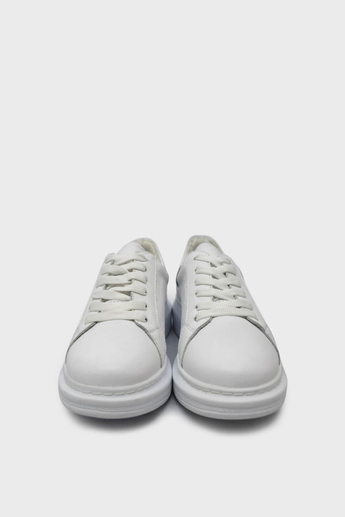 Kanuga Kadın Deri Sneakers Beyaz ASL-010