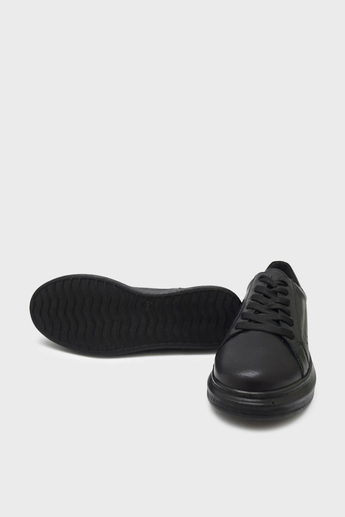 Kanuga Kadın Deri Sneakers Siyah ASL-010