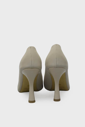 Kanuga Kadın Kadeh Topuk Stiletto Ayakkabı Vakum Bej LPA1302