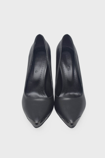 Kanuga Kadın Kadeh Topuk Stiletto Ayakkabı Siyah LPA1302