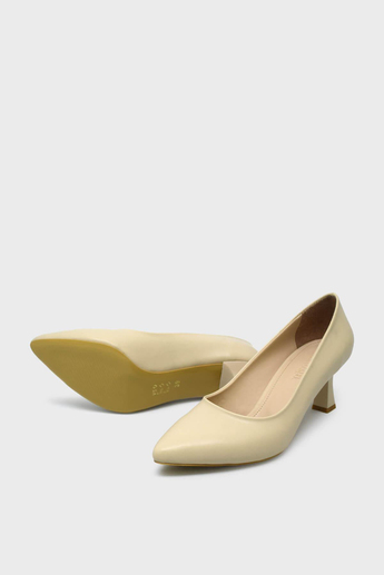 Kanuga Kadın Kadeh Topuk Stiletto Bej K-EST98