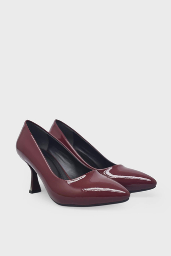 Kanuga Kadın Kadeh Topuk Stiletto Bordo LPA1110-1