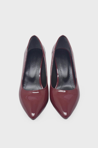 Kanuga Kadın Kadeh Topuk Stiletto Bordo LPA1110-1
