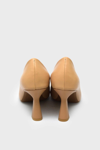 Kanuga Kadın Toka Detaylı Topuklu Stiletto Nut LPA1206-1
