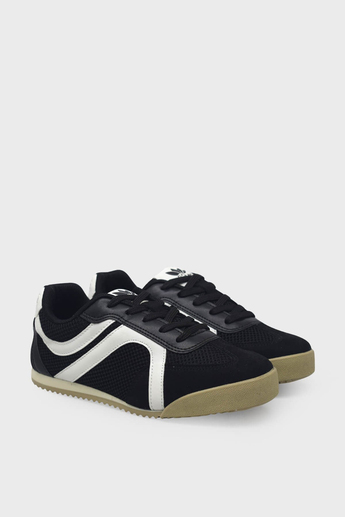Kanuga Kadın Yazlık Sneaker Siyah FLT361 