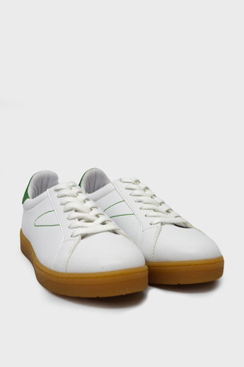 Kanuga Kadın Yazlık Sneakers Beyaz Yeşil RSL2453