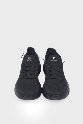 Kanuga Unisex Streçli Spor Ayakkabı Siyah BTR851
