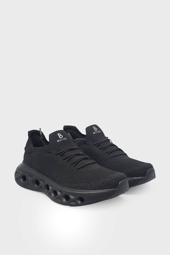 Kanuga Unisex Streçli Spor Ayakkabı Siyah BTR851