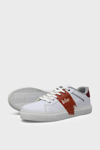 Lee Cooper Unisex Spor Ayakkabı Beyaz Kırmızı LCPR-10018