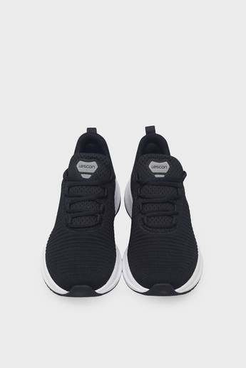 Lescon Unisex Volt 4 Flex Triko Spor Ayakkabı Siyah Beyaz 26BAE00VOLTM