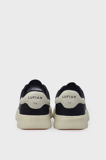 Lufian Kadın Casual Deri Ayakkabı Siyah Beyaz LFN121230053
