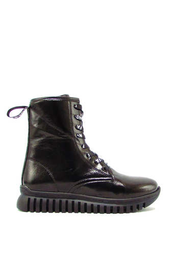 Mini Angel Unisex Çocuk Postal Bot Rugan Siyah MAGL337F-B