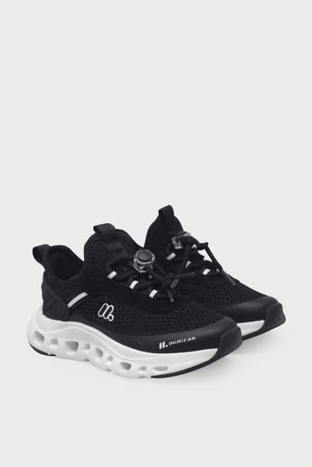 Minican Unisex Çocuk Fileli Sneaker Siyah MNCN001