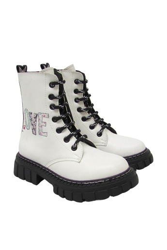 Minican Unisex Çocuk Postal Bot Beyaz MNCN-410