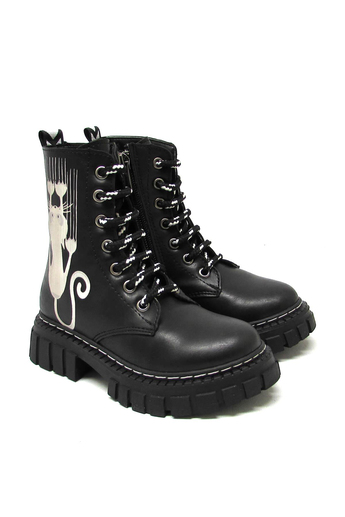 Minican Unisex Çocuk Postal Bot Siyah MNCN-410