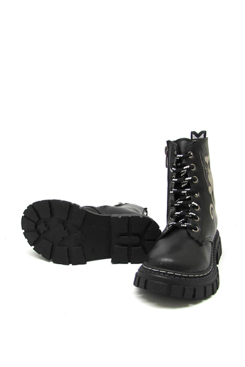 Minican Unisex Çocuk Postal Bot Siyah MNCN-410