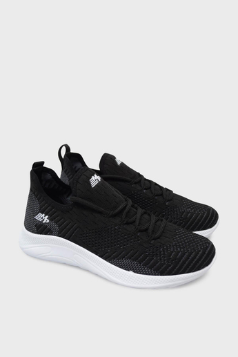 Mp Unisex Yazlık Streçli Spor Ayakkabı Siyah Beyaz MP-1501
