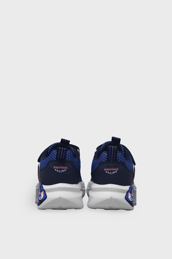 Pepino Unisex Çocuk Arabalı Garajlı Spor Ayakkabı Saks Mavisi P-2440