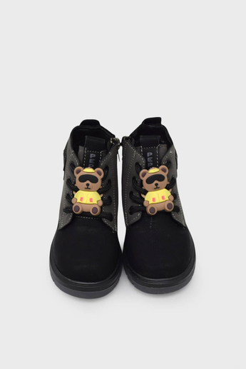 Pepino Unisex Çocuk Cat Stil Bot Siyah Füme P-1792