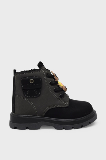 Pepino Unisex Çocuk Cat Stil Bot Siyah Füme P-1792