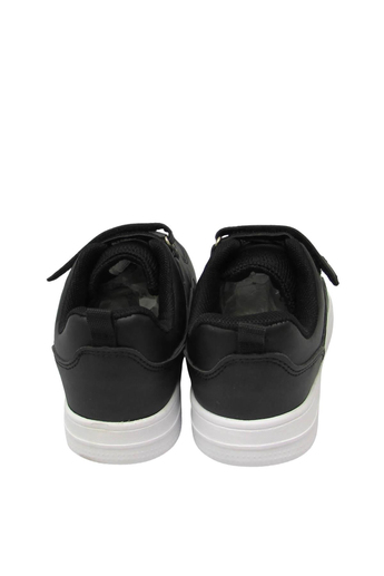 Pepino Unisex Çocuk Cırt Bantlı Spor Ayakkabı Siyah Beyaz P-1302