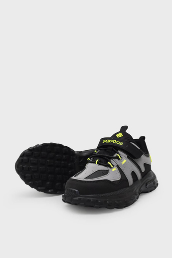 Pepino Unisex Çocuk Cırtlı Spor Ayakkabı Siyah Füme P-1734