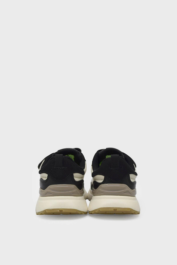 Pepino Unisex Çocuk Cırtlı Spor Ayakkabı Krem Siyah P-1798