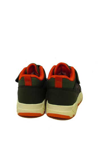 Pepino Unisex Çocuk Cırtlı Spor Bot Haki Turuncu P-1576