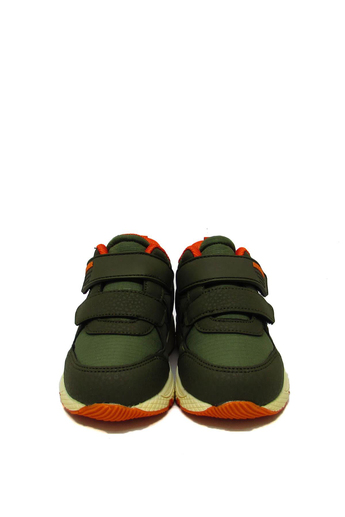 Pepino Unisex Çocuk Cırtlı Spor Bot Haki Turuncu P-1576