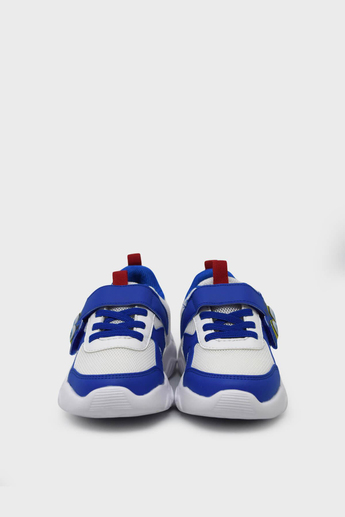Pepino Unisex Çocuk Yazlık Cırtlı Spor Ayakkabı Beyaz Saks Mavisi P-1634