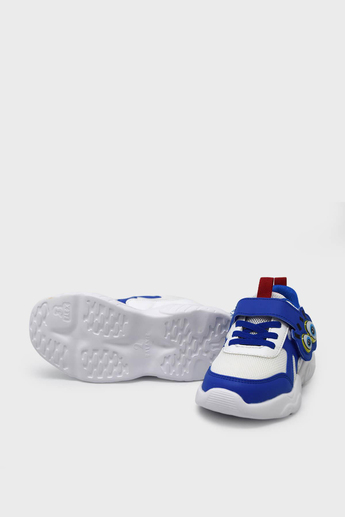 Pepino Unisex Çocuk Yazlık Cırtlı Spor Ayakkabı Beyaz Saks Mavisi P-1634