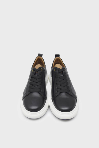 Pepita Erkek Deri Sneakers Siyah SRLR-6589