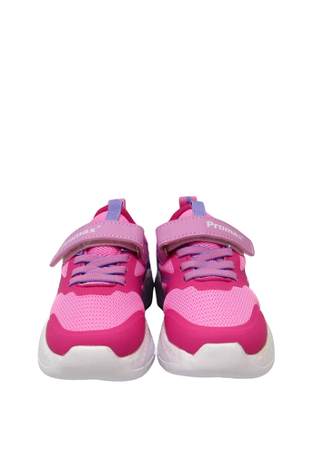 Promax Kız Çocuk Fileli Cırtlı Spor Ayakkabı Pembe PRMX1756
