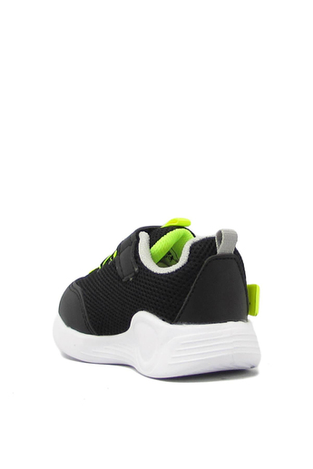Promax Unisex Çocuk Işıklı Cırtlı Spor Ayakkabı Siyah PRMX1772