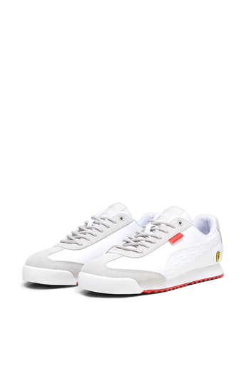 Puma Erkek Ferrari Roma Via Spor Ayakkabı Beyaz Gri 307813