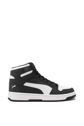 Puma Erkek Rebound LayUp SL Spor Bot Siyah Beyaz 369573