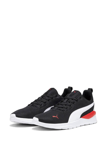 Puma Unisex Anzarun Lite Spor Ayakkabı Siyah Beyaz Kırmızı 371128