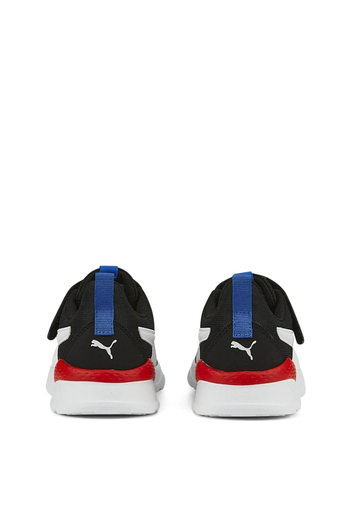 Puma Unisex Çocuk Anzarun Lite AC INF Spor Ayakkabı Siyah Beyaz Kırmızı 372010