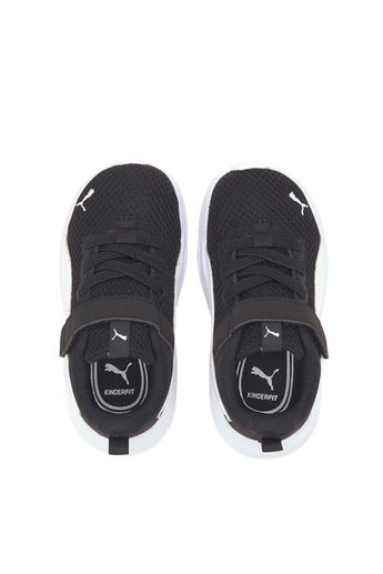 Puma Unisex Çocuk Anzarun Lite AC INF Spor Ayakkabı Siyah Beyaz 372010