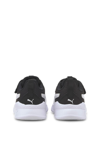 Puma Unisex Çocuk Anzarun Lite AC INF Spor Ayakkabı Siyah Beyaz 372010