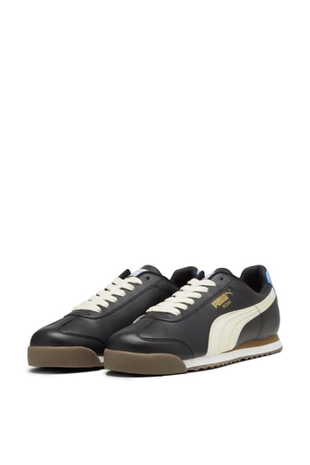 Puma Unisex Roma Basic Spor Ayakkabı Siyah Mavi 369571
