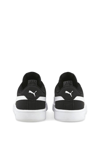 Puma Unisex Smash V2 Buck Spor Ayakkabı Siyah Beyaz 365182